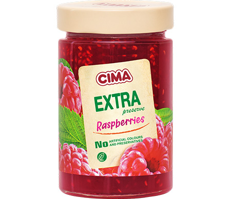 EXTRA Preserve Raspberry 360g