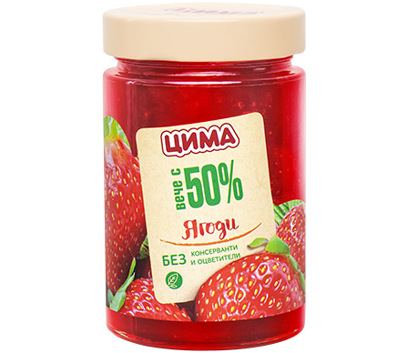 ЕКСТРА Конфитюр от Ягоди 360g