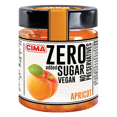 Zero added sugar Apricot spread